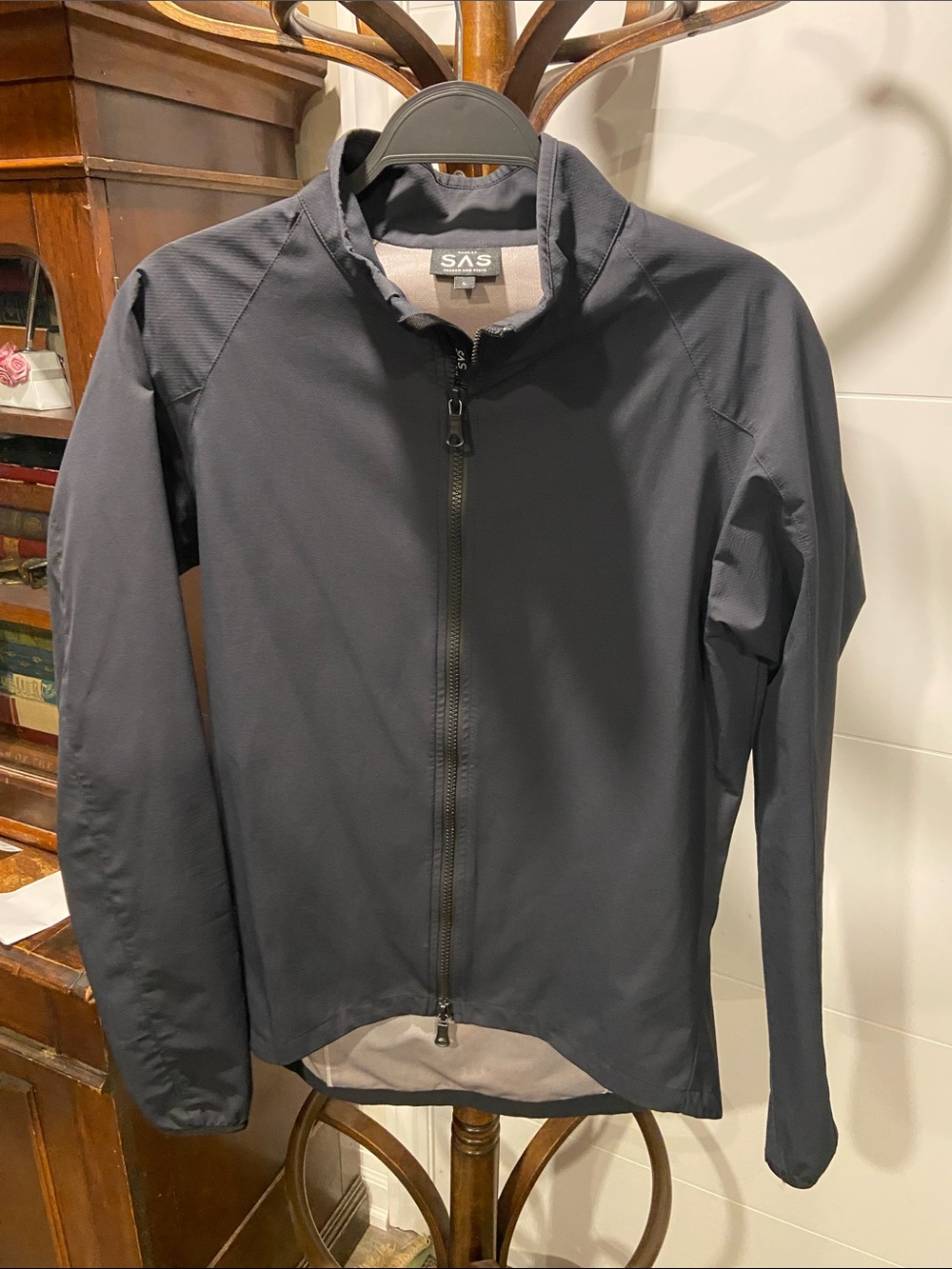 SAS S1-J Lightweight Full-Zip Riding Jacket in Black